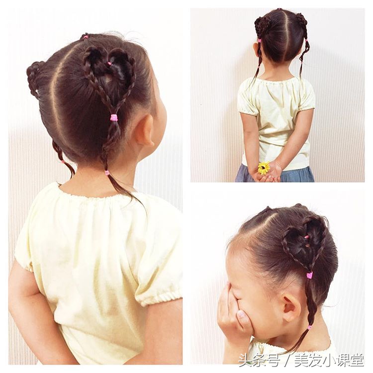 适合戴皇冠的儿童编发简单漂亮,儿童编发小视频3-5岁简单