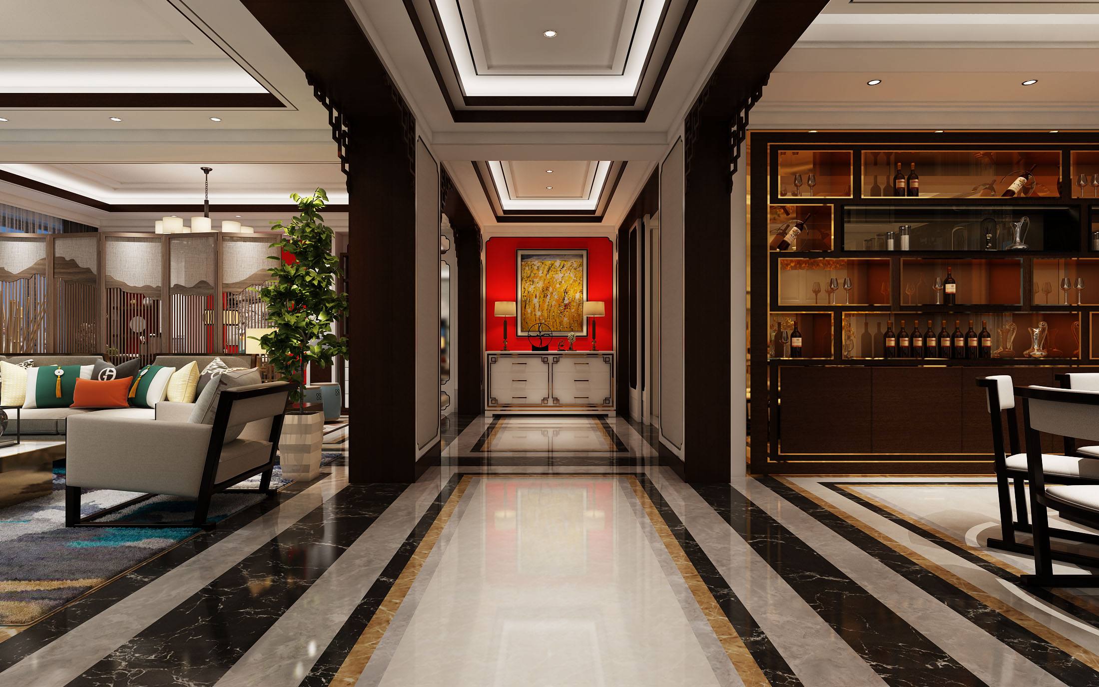 招财进宝弥勒佛摆件放在财位,客厅财位怎么布置才能招财进宝