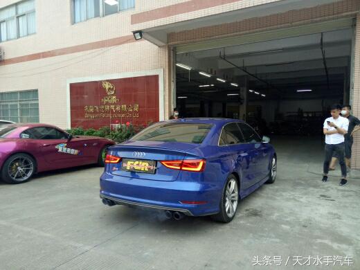 奥迪s3改装rs包围,奥迪s3改装rs3尾喉