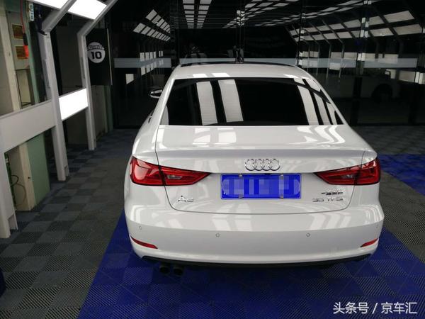 京车汇镀晶丨奥迪A3卡卡尓白金镀晶