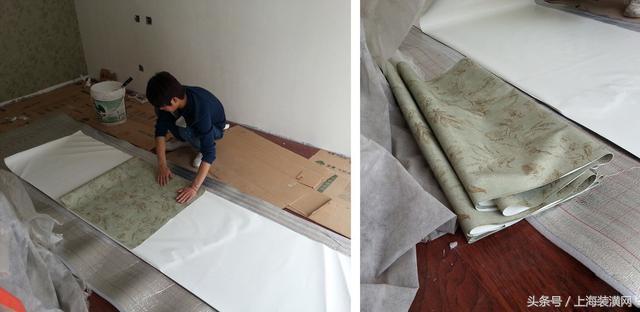 墙纸大面积脱胶翘边怎么修复,原来墙纸