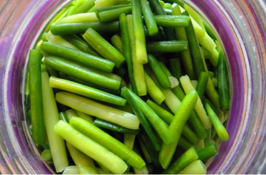 蒜苔老了是什么样的,蒜苔老嫩