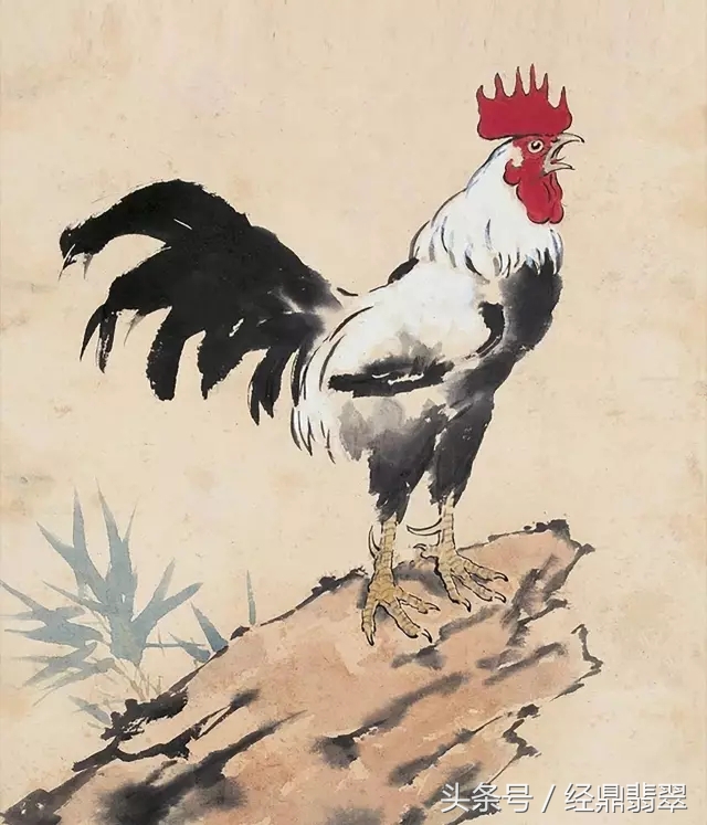 闪耀于金属上的翡翠灵鸡，网友盛赞：这才是艺术品