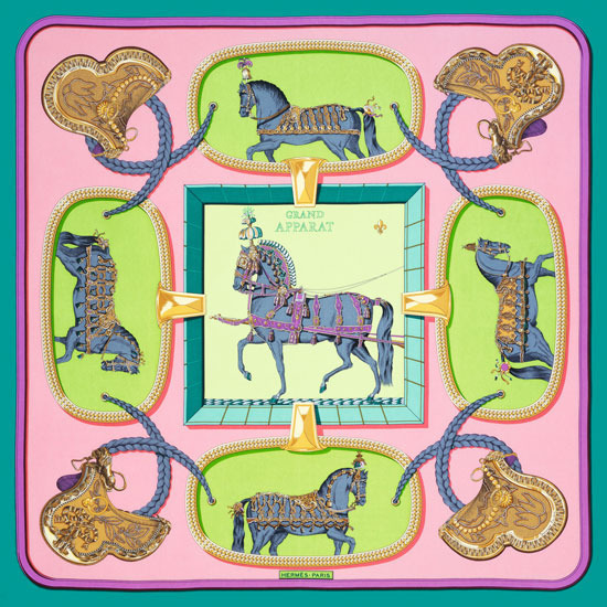 爱马仕丝巾的10种最美系法,爱马仕丝巾十大经典款图片