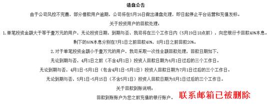 每日P2P曝光：成金所留假邮箱、中信投甩锅、星辰金服跑路？