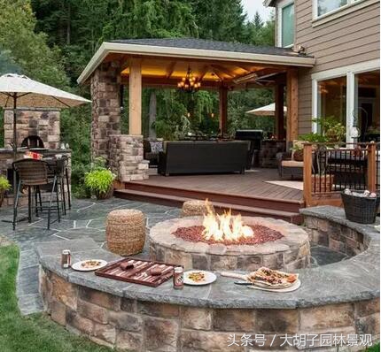 庭院烧烤台设计效果图,欧式庭院烧烤台图片大全