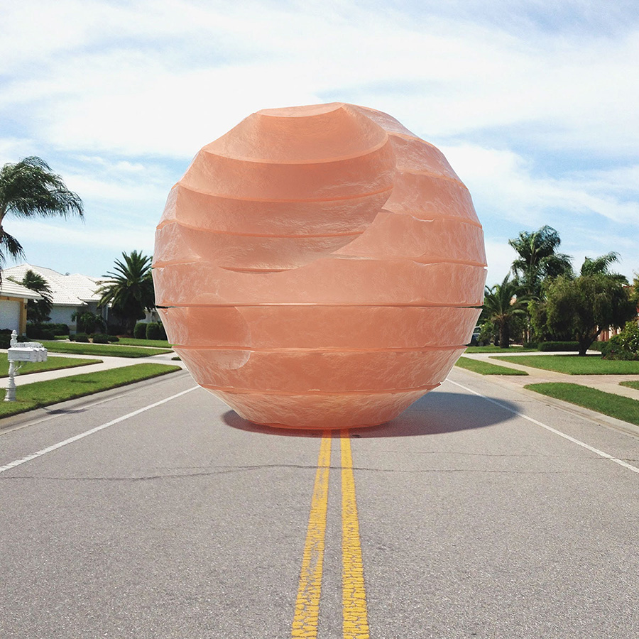 超牛数字艺术合成图强烈视觉效果的糖果异星球