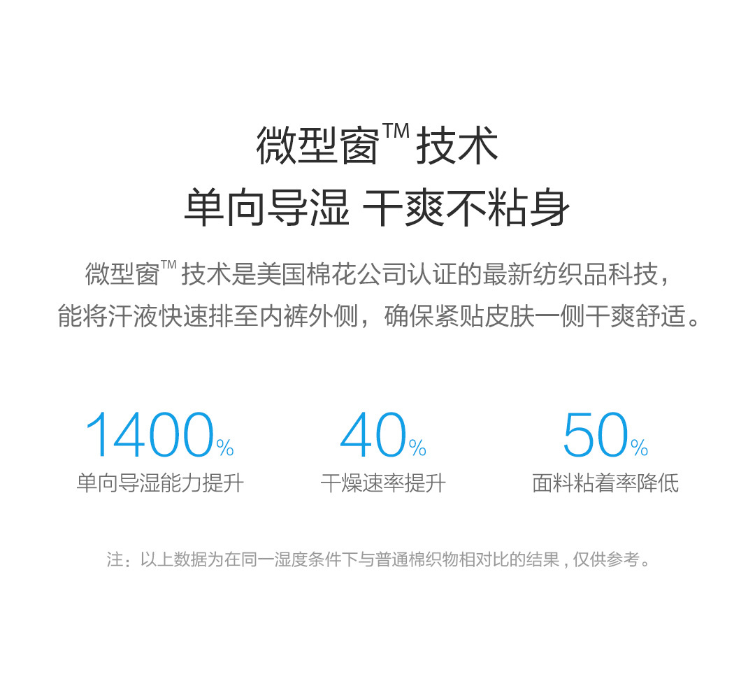 超薄干爽透气,小米米家商城众筹的这件*裤内**超越目标4693%