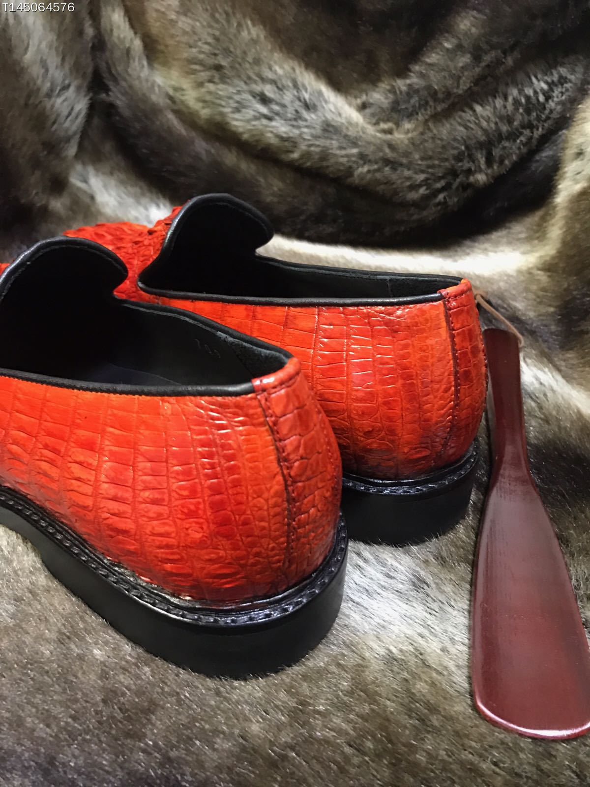 zegna杰尼亚牛津时尚皮鞋,zegna杰尼亚男士鳄鱼皮休闲鞋