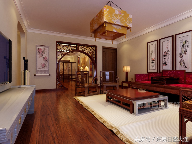 大连装修简欧风格效果图,大连中海装修案例