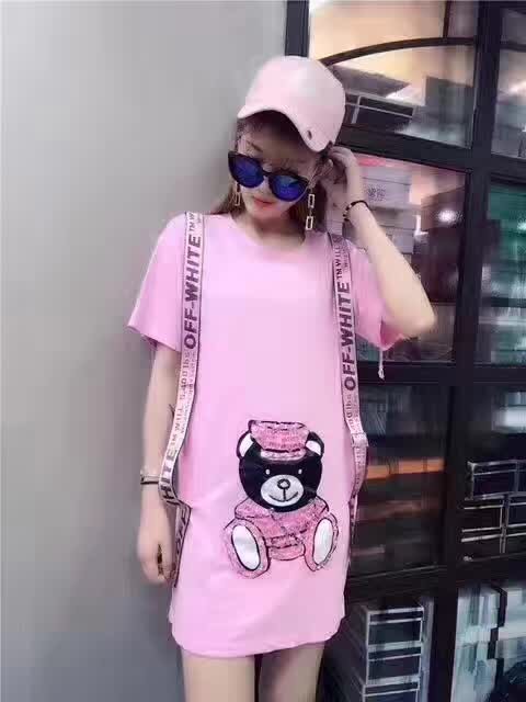 2023潮款宽松t恤短袖遮肚子,露肩短袖t恤时尚显瘦百搭