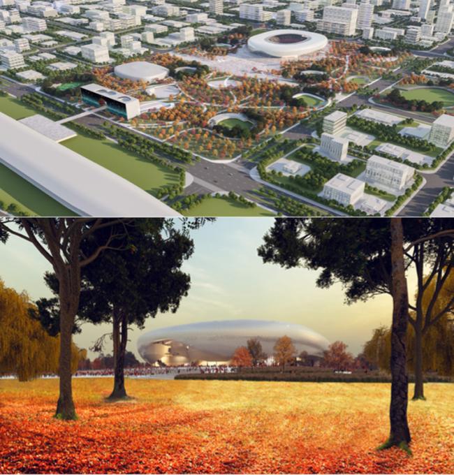 华夏球场方案,华夏专业足球场建设