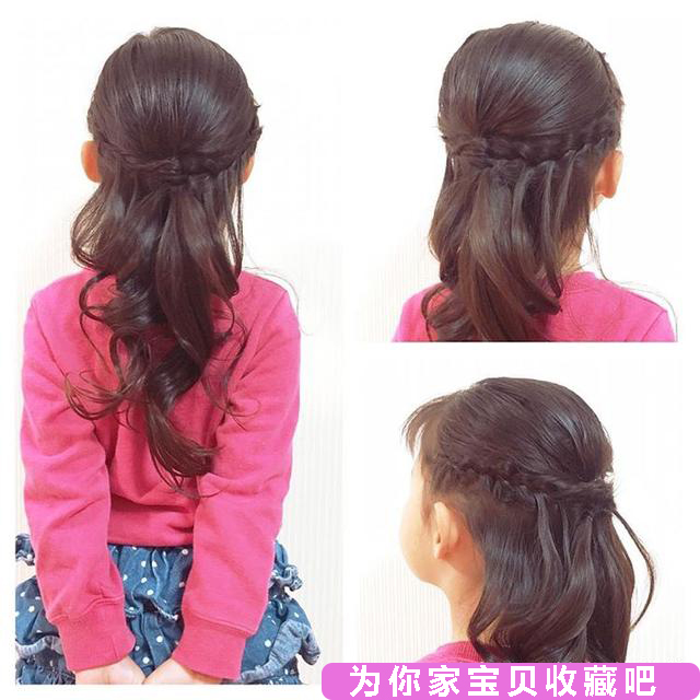 适合初中生扎的发型可爱简单,闺蜜发型怎么扎又简单又可爱