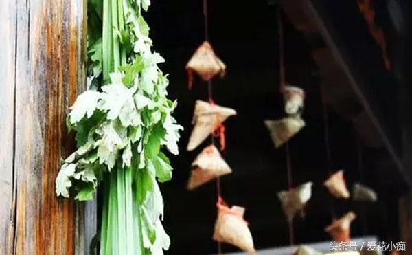 端午节艾叶驱蚊包,艾草防止痱子