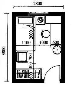 公寓户型尺寸布置图,公寓入户门标准尺寸