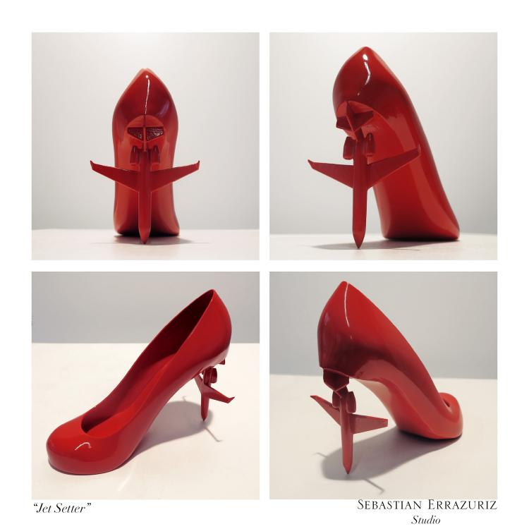 他把12个前女友做成了高跟鞋