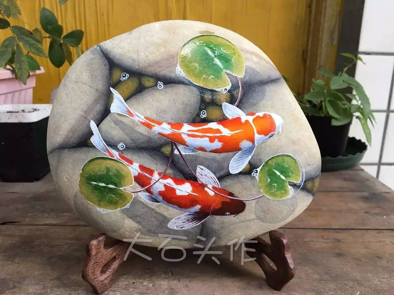 零基础学手绘石头画,手绘之家图片