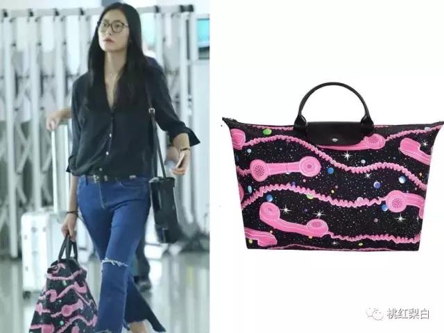 刘雯背的水桶包,刘雯旅行背的包
