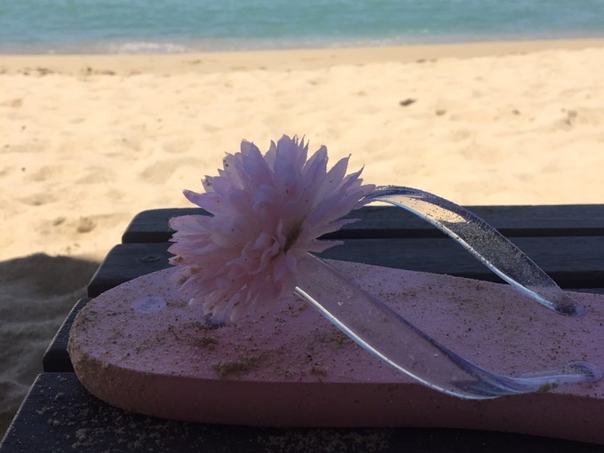 两个快乐的小阿妹神游三亚