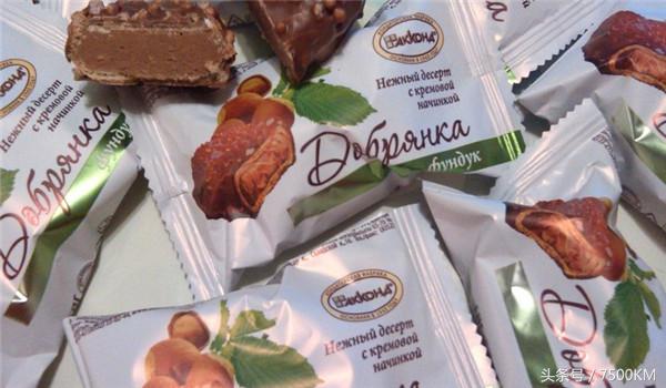 俄罗斯巧克力糖好吃吗,俄罗斯原装进口巧克力夹心紫皮糖