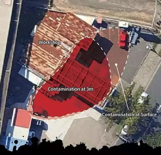 澳洲海洋污染,澳大利亚核污染区域