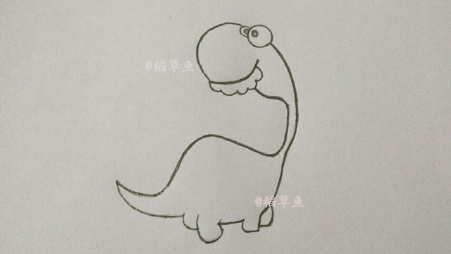 儿童简笔画恐龙大全简单又漂亮,恐龙简笔画大全100种喷火龙