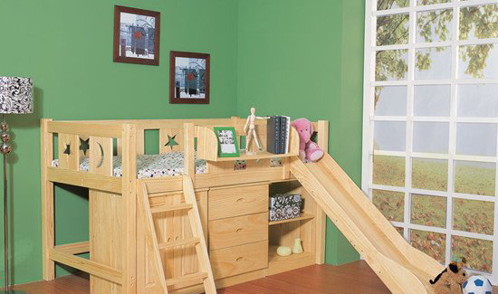 带滑梯的儿童床风格,带滑梯的儿童床推荐