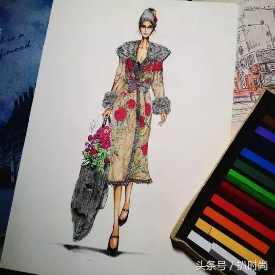 礼服好高级感,怎么画礼服设计手稿图