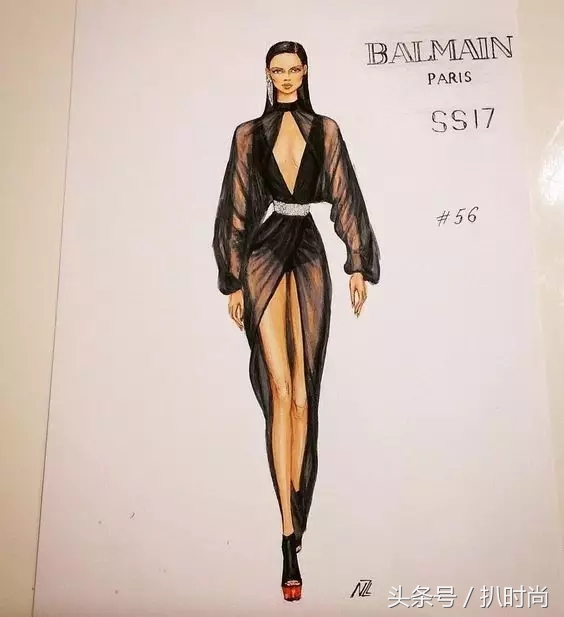 礼服好高级感,怎么画礼服设计手稿图