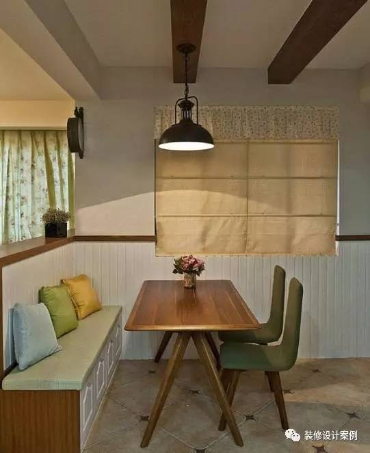 2米宽卡座餐厅设计效果图,餐厅现代简约卡座设计小户型