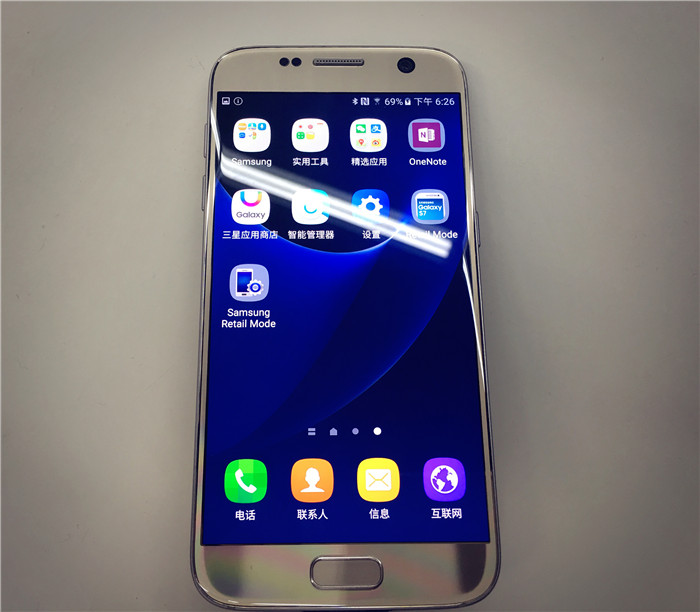 三星s7国行和美版的区别,三星s7+开箱银灰色