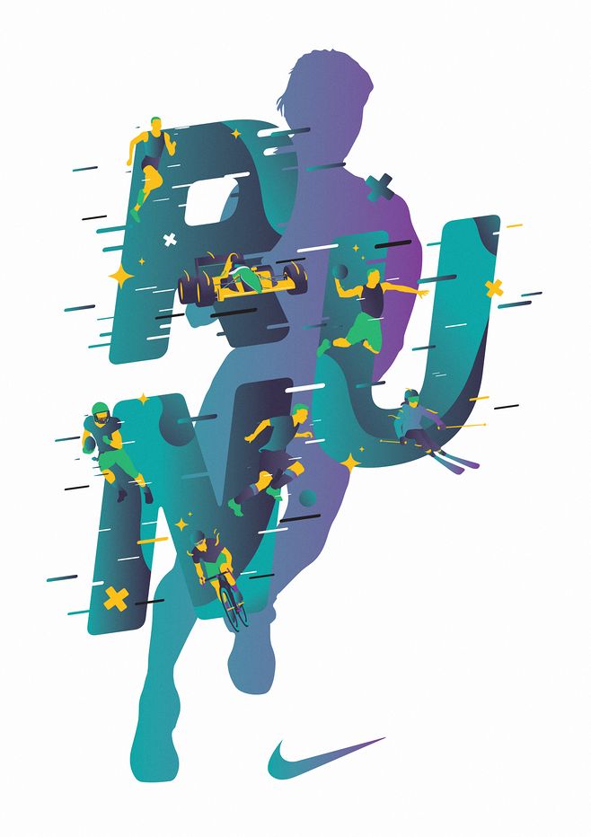 NIKE文艺创意广告设计，传统与现代的结合