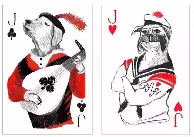jqk扑克牌,好看的狗狗扑克牌