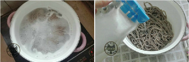 韩式麻酱荞麦面,韩式酸冷荞麦面