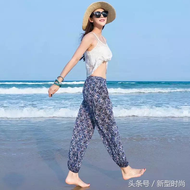 哈伦裤女裤新款宽松百搭粗腿,粗腿适合穿小脚裤还是哈伦裤