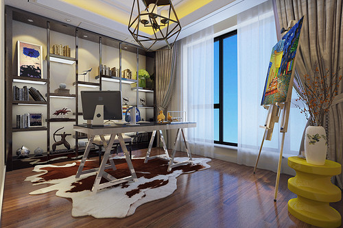 现代城市优雅空间,优雅舒展的现代空间