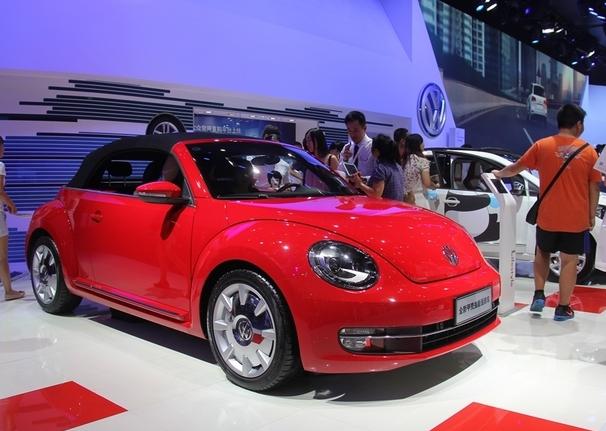 大众甲壳虫敞篷大众甲壳虫排挡杆实拍细节