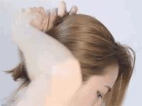 齐肩短发编发发型教程,齐肩中短发编发显脸小发量多