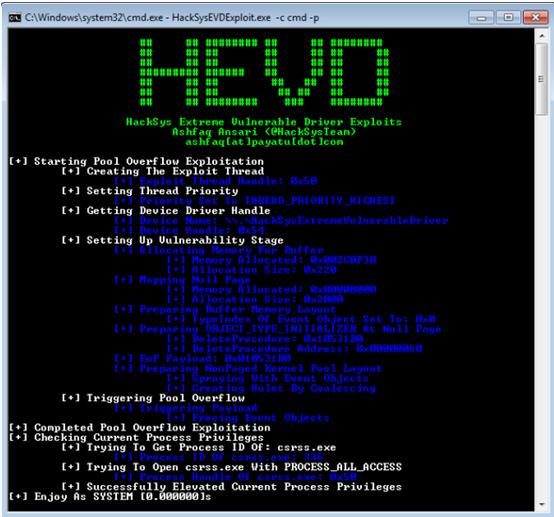 初学Windows内核漏洞利用（二）：熟悉HEVD