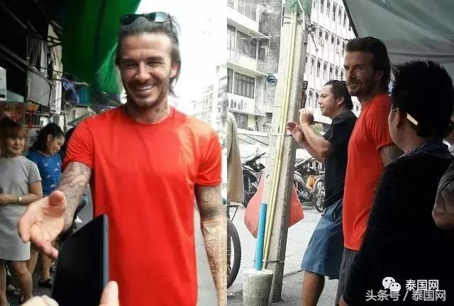 贝克汉姆穿着黄西服来中国,贝克汉姆访香港