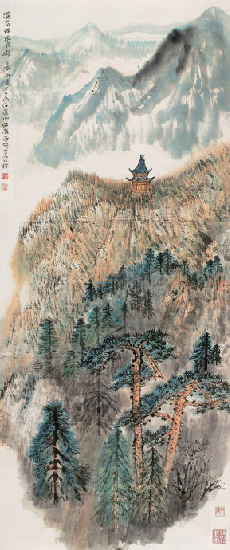 长安画派何海霞,长安画派代表画家何海霞创作