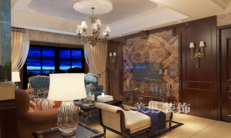 郑州卢浮公馆一期两居装修效果图,郑州卢浮公馆装修