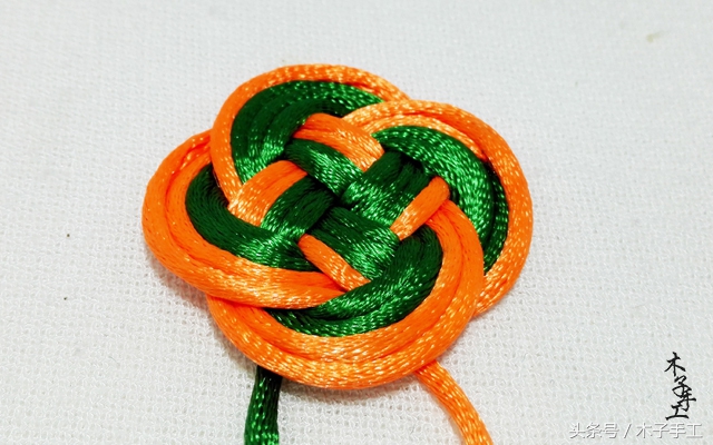 木子手工红绳手链,木子手工编织红绳慢动作