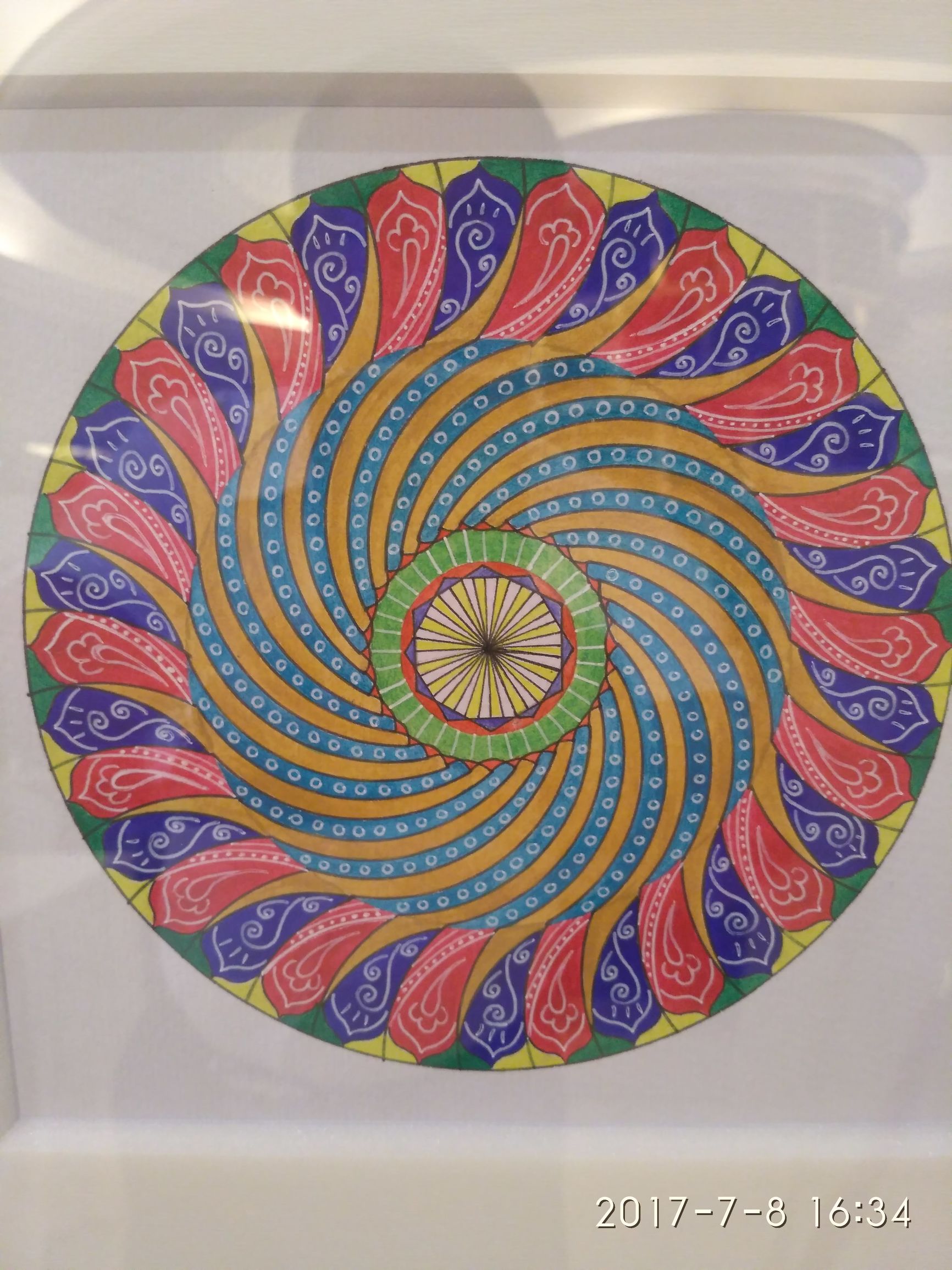 手绘曼陀罗答案,曼陀罗手绘瓶子