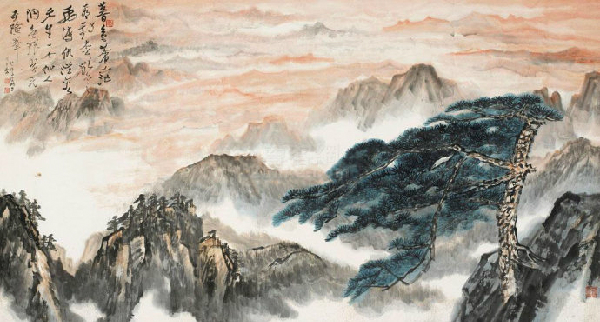 长安画派何海霞,长安画派代表画家何海霞创作