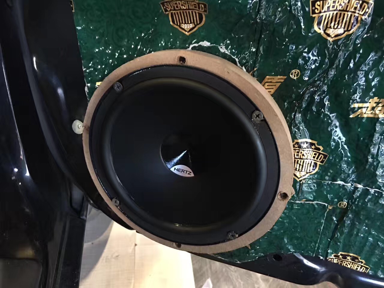 汕头市星悦汽车音响丰田花冠车门降噪大能超级盾隔音改装音响高性价比赫兹喇叭美国CDT西迪声备胎低音炮