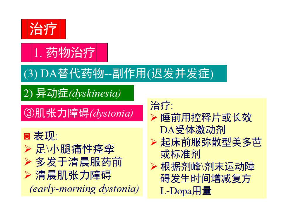 多图详解帕金森及运动障碍性疾病|关于帕金森最全的一个课件