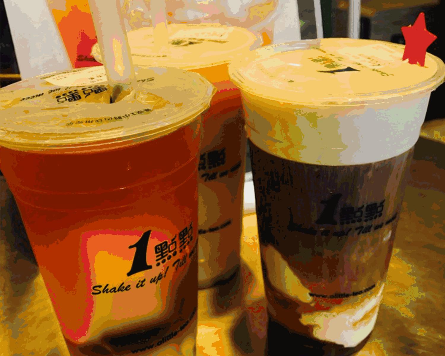 喜茶一点点等网红奶茶大揭秘,喜茶和一点点奶茶分量对比