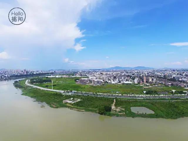 揭阳揭阳楼航拍,揭阳文化中心