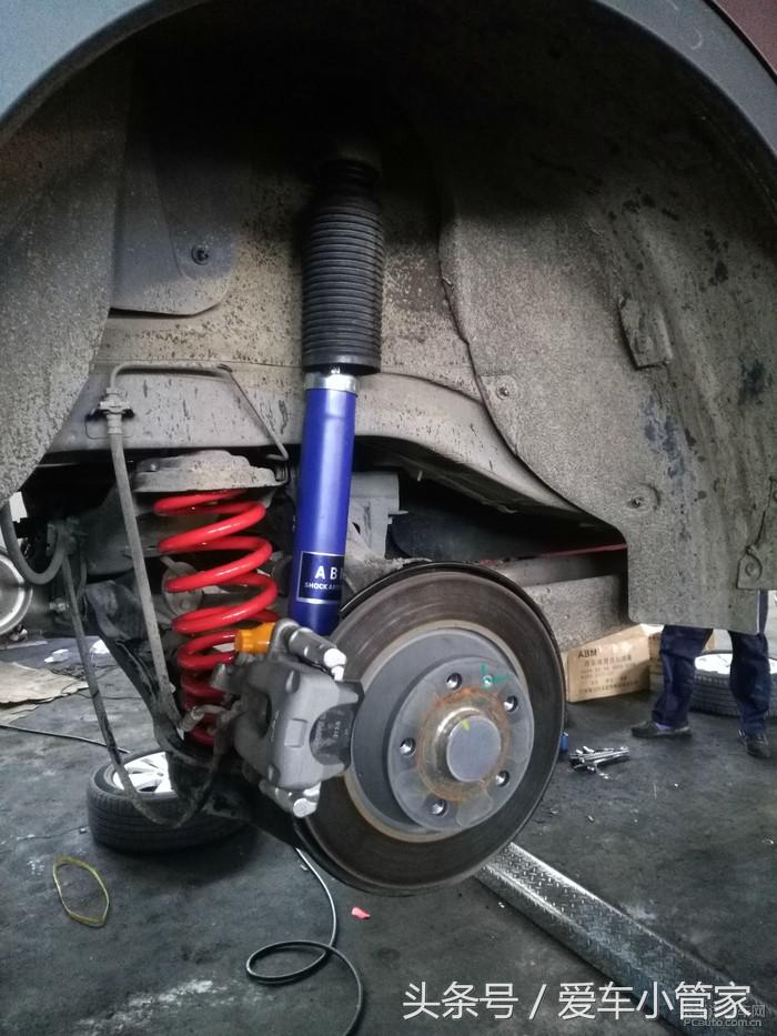 荣威前减震器怎样调节软硬,老师傅手工改进汽车